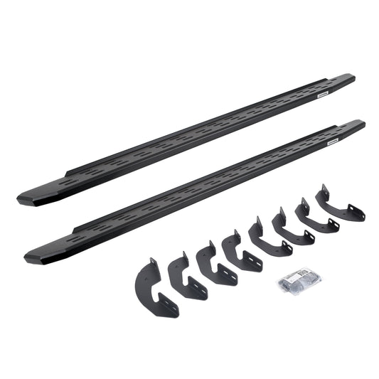 Go Rhino! 69641687PC Go Rhino 69641687PC RB30 Running Boards with Mounting Bracket Kit - Crew Max Only For Toyota 07-21 Tundra (Crew Cab Pickup)