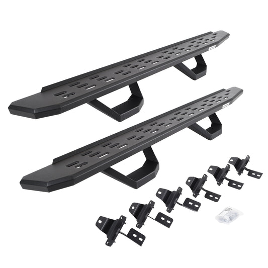 Go Rhino! 6965067320T Go Rhino 6965067320T RB30 Running Boards with Mounting Brackets, 2 Pairs Drop Steps Kit For Jeep 18-24 Wrangler Fits select: 2018-2019,2021 JEEP WRANGLER UNLIMITED