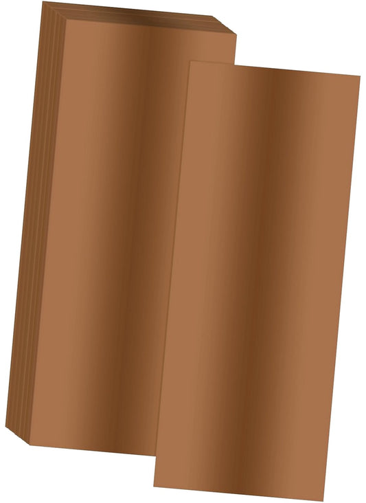 HYKE MX-WIRE-12 HYKE 12 Inch 4.7 Inch Hot Foil Paper 100 Pcs Toner Reactive Foil Hot Foil by Printer for Scrapbooking Craft Card Making Album Decoration, Brown