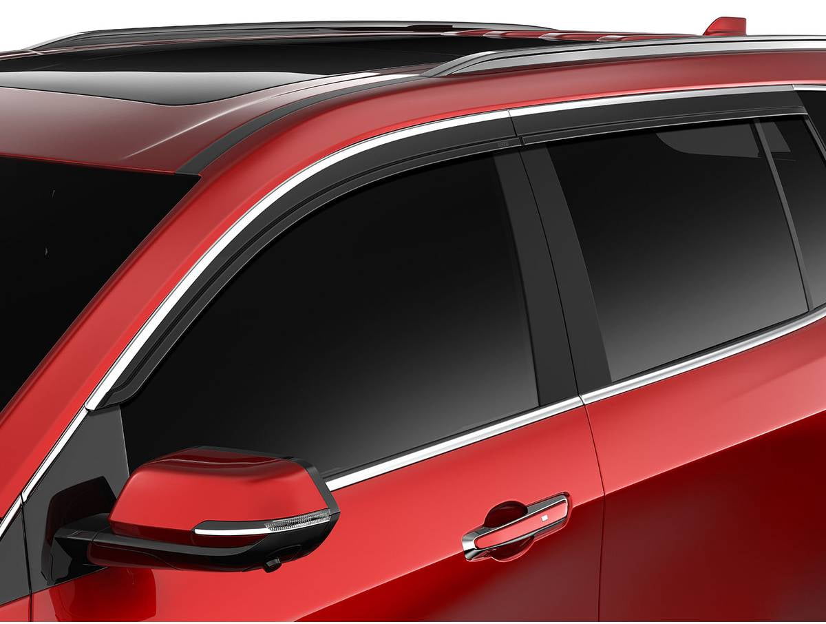 Husky Liners 2884066 Husky Liners 2884066 Low Profile Ventvisor Smoke w/ Chrome Trim Fits 2018–2024 Buick Enclave 4Pc Outside Mount