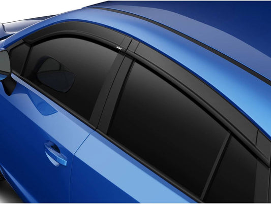 Husky Liners 2886003 Husky Liners Low Profile Ventvisors/Rain Guards Fits 2010-2017 Cadillac SRX, 6 pc. Smoke w/Chrome Trim-2886003
