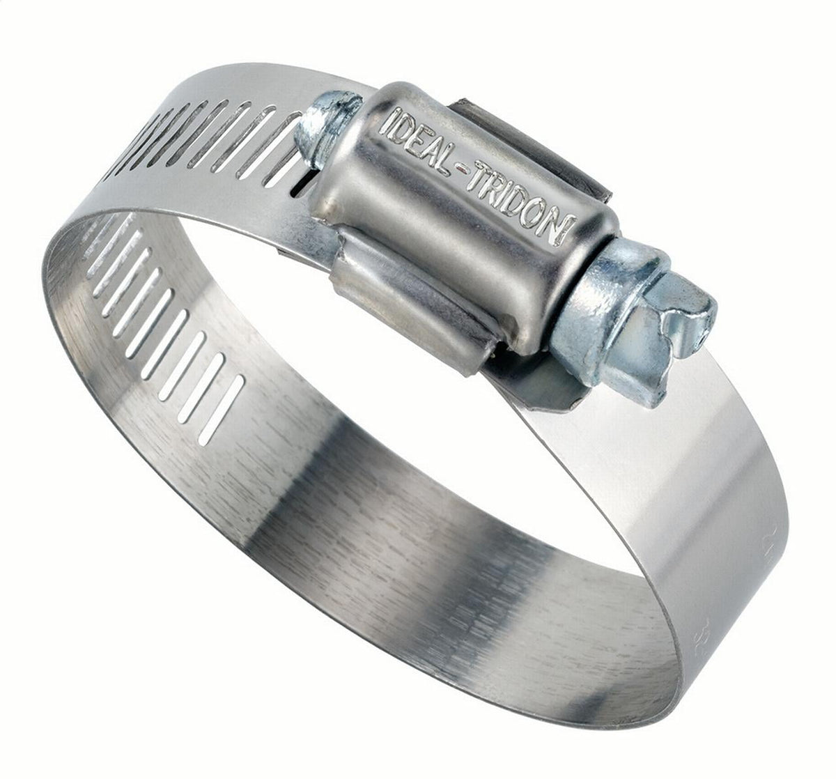 Ideal Tridon 5006051 Ideal-Tridon Hy-Gear 50 Series Stainless Steel 201/301 Worm Gear Hose Clamp, General Purpose, 6 SAE