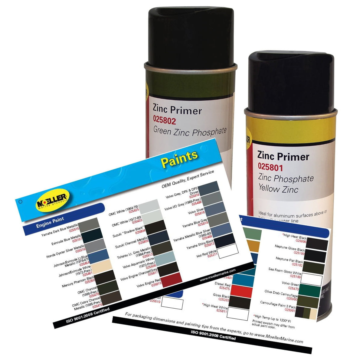 Sierra Marine 025350-C MOELLER Engine Specific Paint Phantom black 12 oz #747050