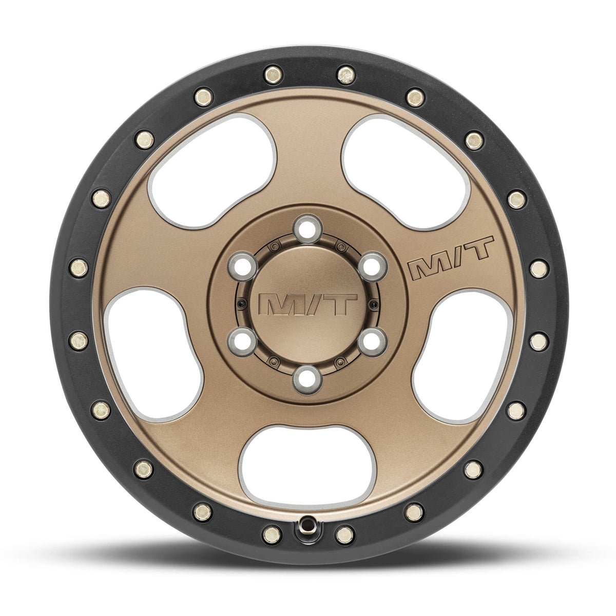 Mickey Thompson 226100617 1 Mickey Thompson 20x9 8X6.50 +00 Canyon Pro Bronze Satin Bronze with Black Lip Wheel Rim