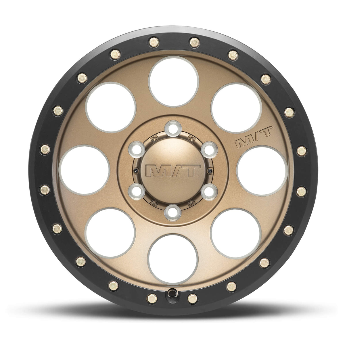 Mickey Thompson 226100371 1 Mickey Thompson 18x9 6X5.50 +00 Classic Pro Bronze Satin Bronze with Black Lip Wheel Rim