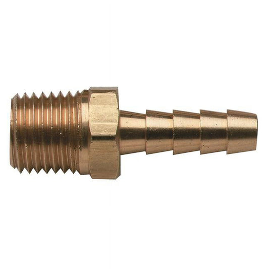 Moeller Aerospace 033434-10 Moeller Brass Fuel Line Hose Barb Male 1/4" x NPT 5/16"