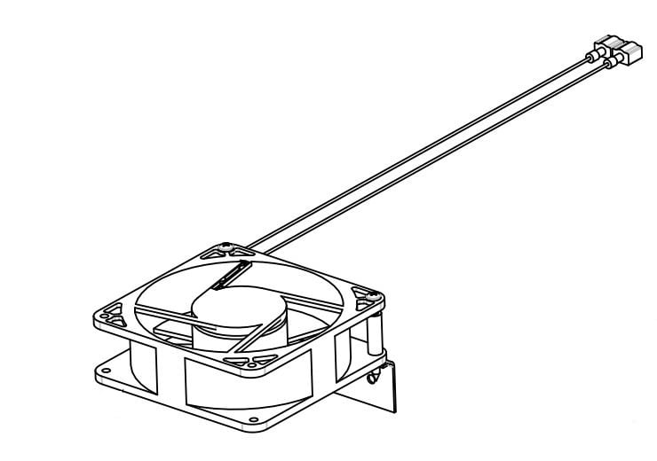Norcold 50868 Norcold 639702 Refrigerator Cooling Fan Assembly