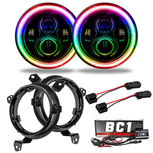 ORACLE Lighting 5769J-335 Oracle Light 5769J335 7 in. Projector LED Headlight Kit for 2018-2019 Jeep Wrangler JL