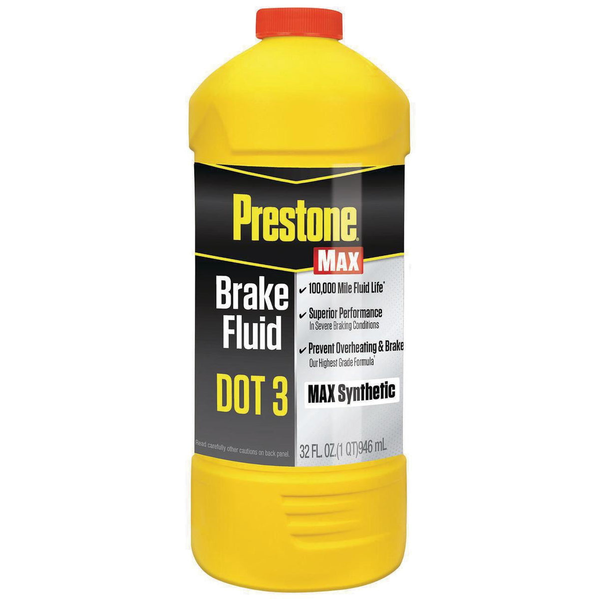 Prestone AS410-6 Prestone Brake Fluid - DOT 3, 32oz Bottle, sold by each