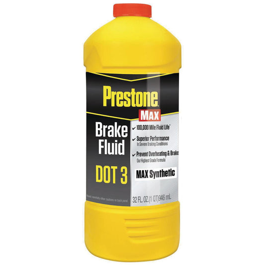Prestone AS410-6 Prestone Brake Fluid - DOT 3, 32oz Bottle, sold by each