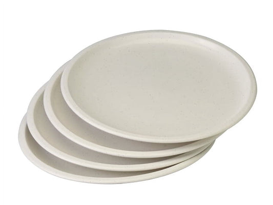 Progressive Furniture PS-50W Progressive Prep Solutions 4-pc. Microwave Plate Set One Size White