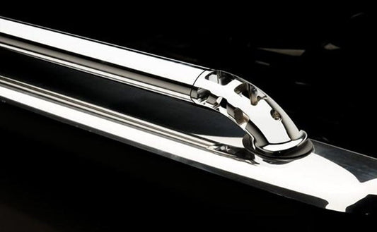 Putco 89857GM Putco 89857GM Silver Polished Round Tube Bed Side Rail