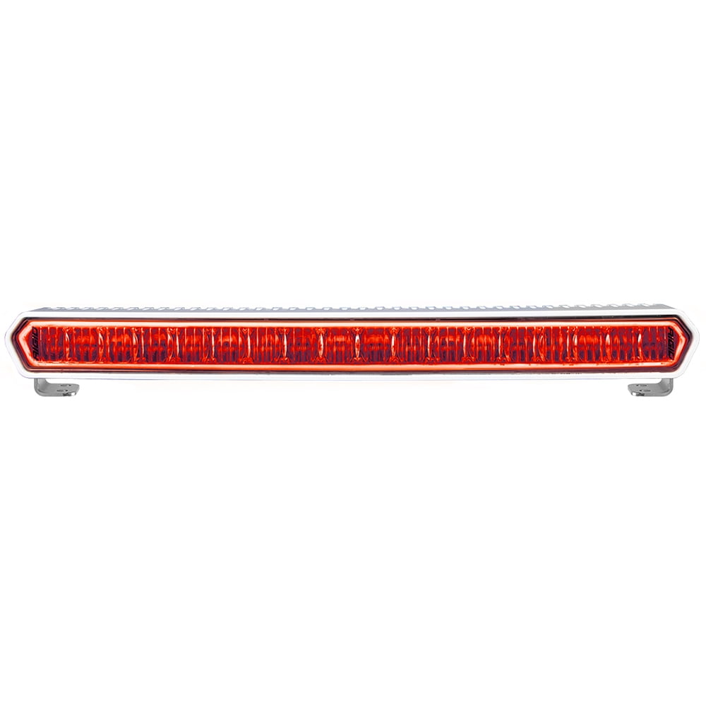 Rigid Industries 62002 RIGID Industries SR-L Series Marine 20" White LED Lightbar - White Light w/Red Halo