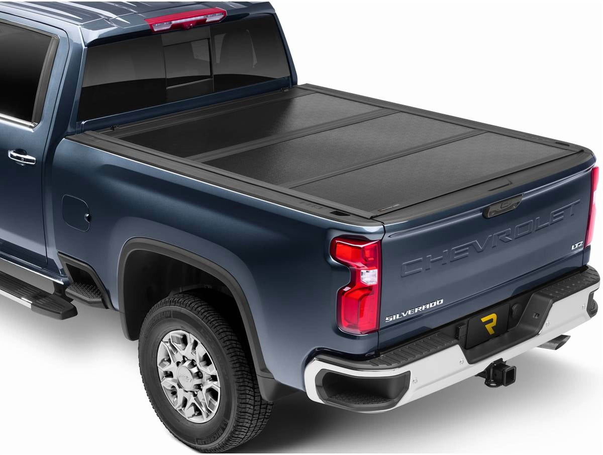 Undercover FX31010 RealTruck UnderCover Flex Hard Folding Tonneau Cover Fits 2019-2025 Dodge Ram 1500 (New Body Style) Works w/ RamBox, Does Not Work With Black Track System 5'7" Bed (67.4")