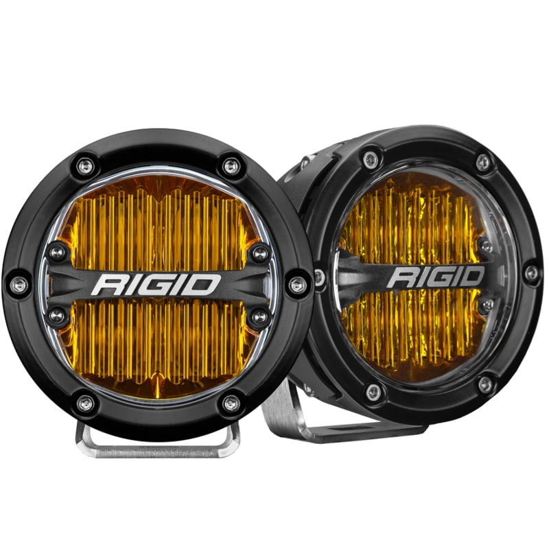 Rigid Industries 36121 Rigid Industries 36121 360-Series PRO SAE Fog Yellow Pair