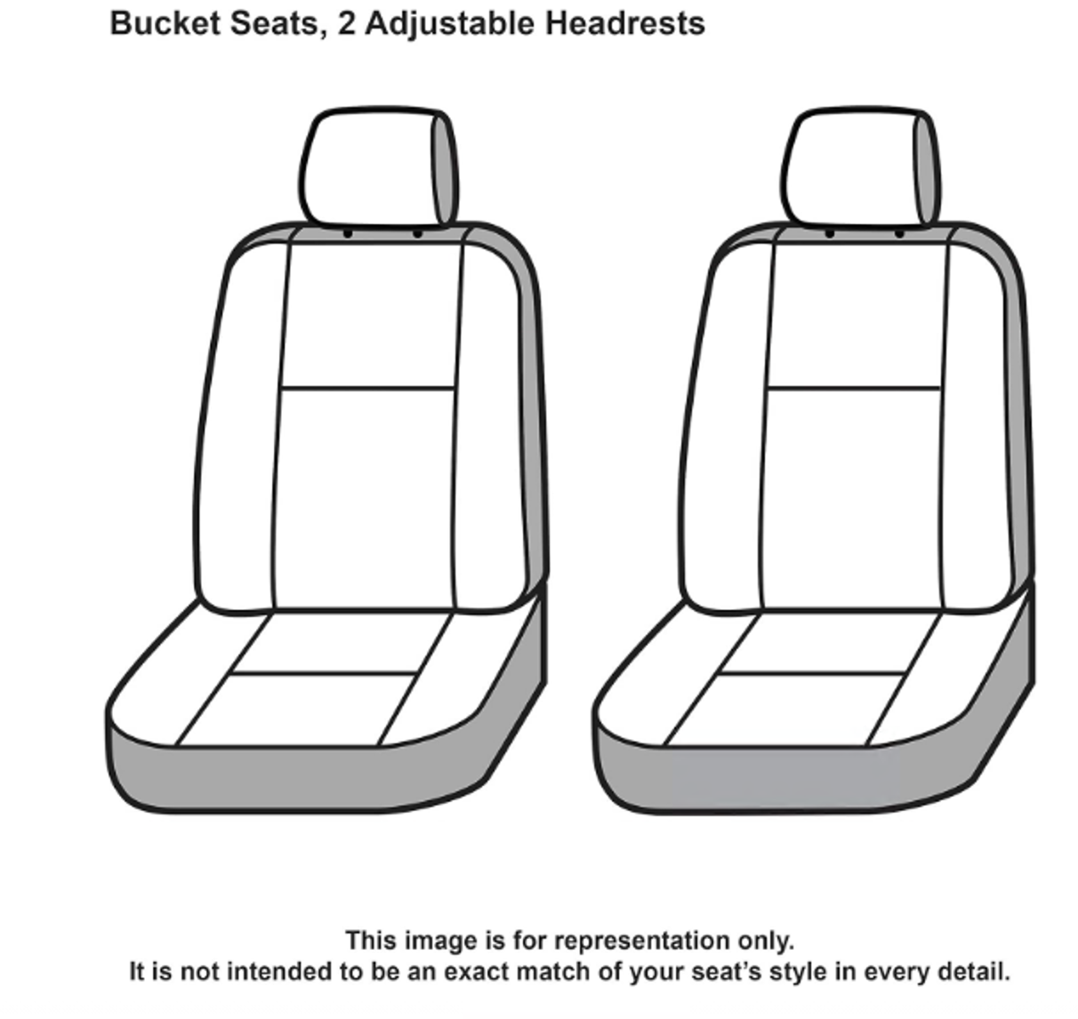 Covercraft Carhartt Super Dux SeatSaver Custom Seat Covers — Fits 2019-25 Chevrolet Silverado/GMC Sierra 1500, 2020-25 2500/3500, 2023-25 Colorado/Canyon — 1st Row Bucket Seats, Super Dux Black
