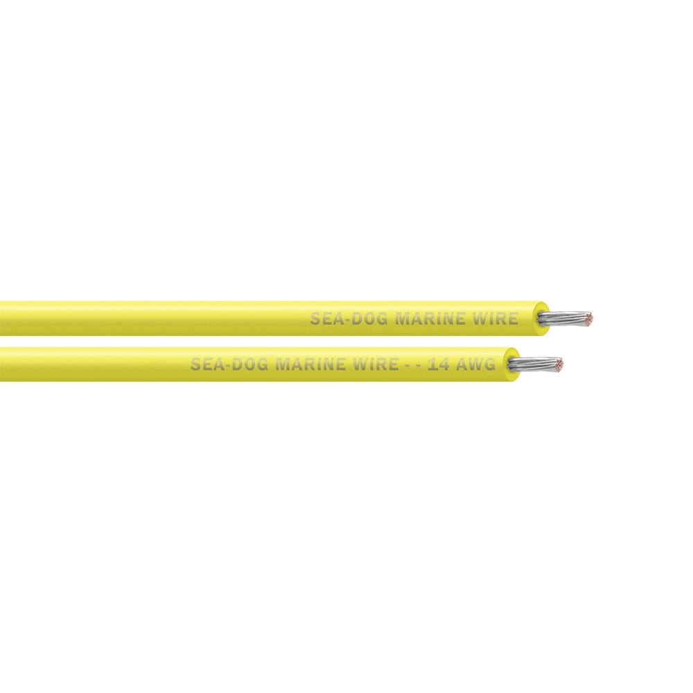 Sea-Dog Line 8014030 Sea-Dog 14 AWG Yellow Primary Wire - 25'