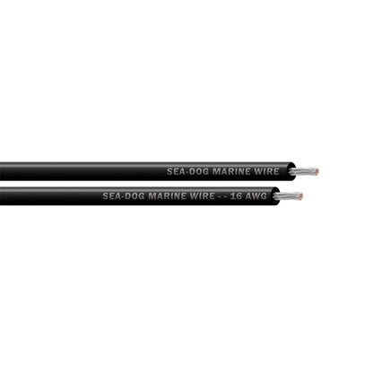 Sea-Dog Line 8016012 Sea-Dog 8016012 Primary Wire 16 AWG Black 100' Tinned Copper