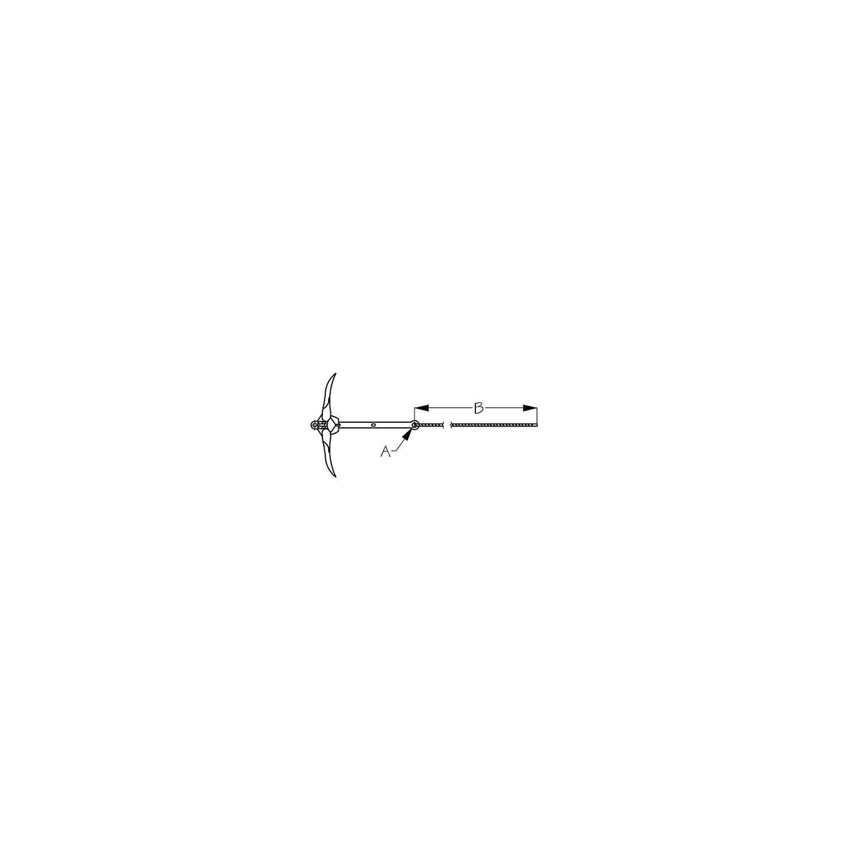 Sea-Dog Line 318003K1-1 Sea-Dog 3lb Economy Folding Anchor Kit