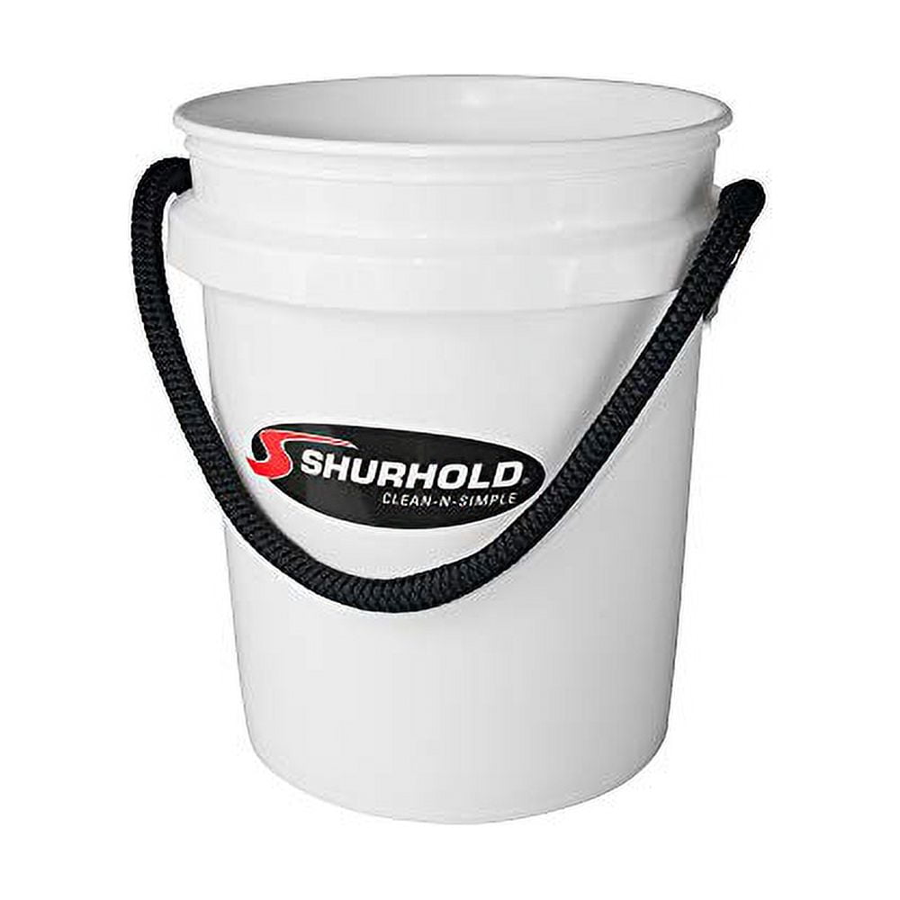 Shurhold 2451 Shurhold Worlds Best Rope Handle Bucket - 5 Gallon - White [2451]
