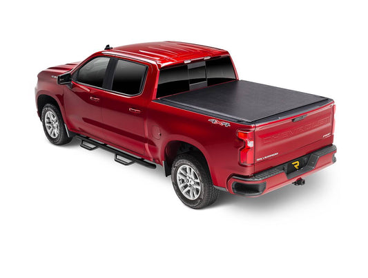 TruXedo 572201 Truxedo by RealTruck Lo Pro Soft Roll Up Truck Bed Tonneau Cover – 572201 – Compatible with 2014 - 2018, 2019 Limited/Legacy Chevy/GMC Silverado/Sierra 1500, 2015-19 2500/3500HD 8' 2" Bed (97.8")