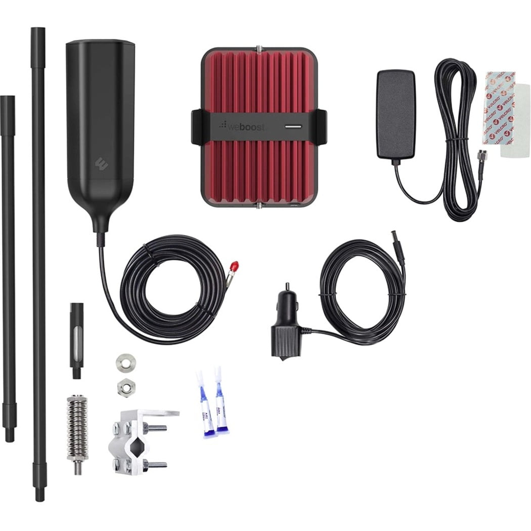 weBoost 477154 weBoost Drive Reach OTR - Cell Phone Signal Booster for Trucks and SUVs – Boosts 5G & 4G LTE for All U.S. Carriers - Verizon, AT&T, T-Mobile & more – Made in the U.S. – FCC Approved (model 477154)