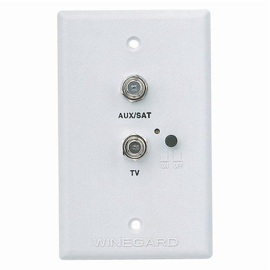 Winegard RV-7542 Winegard RV-7542 White RV TV Satellite Jack Receptacle