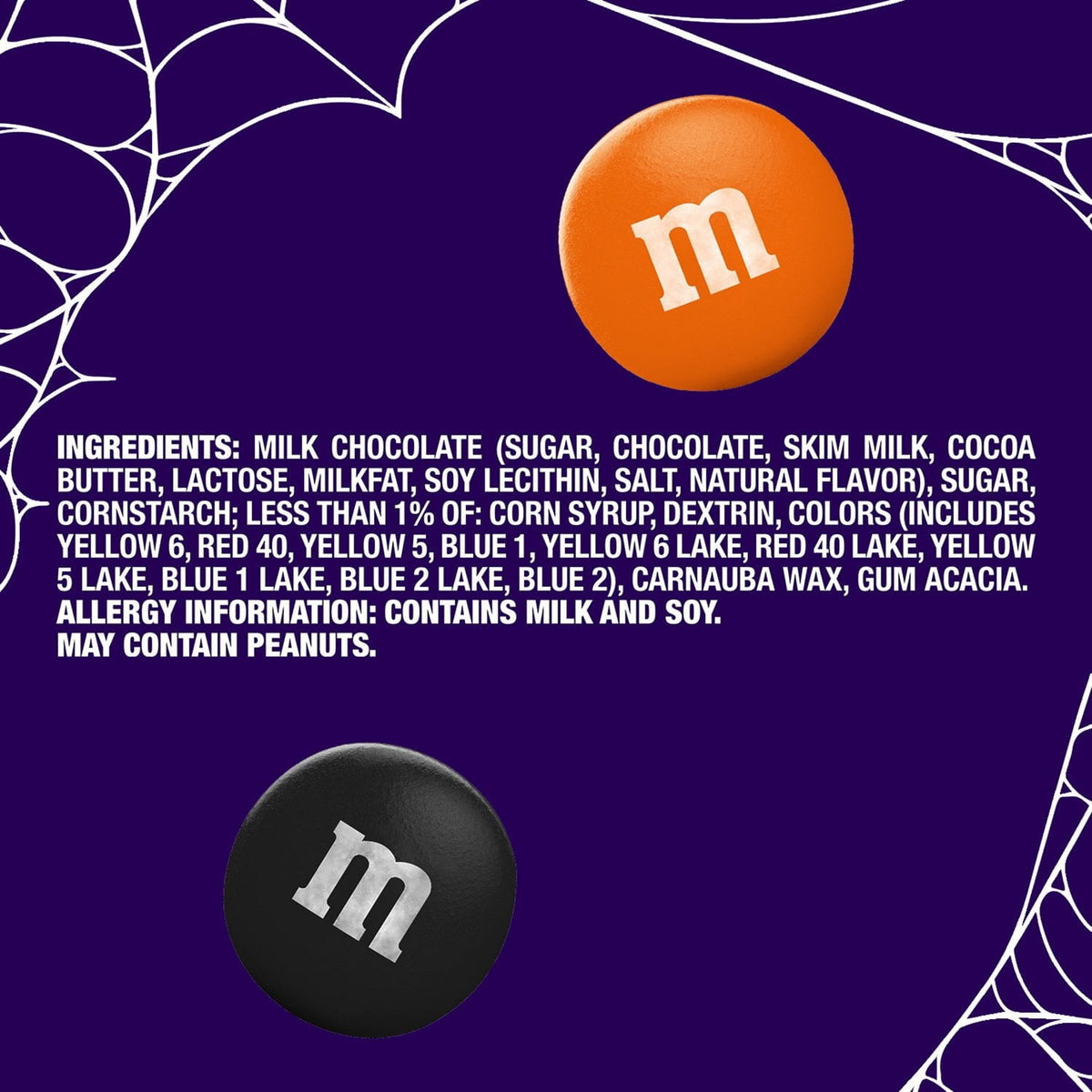 M&M'S M&M'S Milk Chocolate Halloween Fun Size Candy, 62 oz Bag