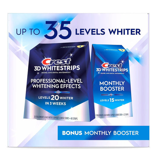 Crest Crest 3D Whitestrips Professional Effects + Supreme Bright Boost Whitening Kit