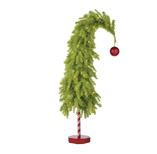Holiday Décor 4.5 ft Pre-Lit Whimsical Christmas Tree with LED Lights