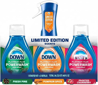 Dawn Dawn Platinum Powerwash Dish Spray, 1 Spray Bottle + 2 Refills