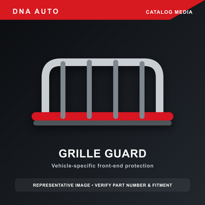 Black Horse UGMSI19BK2 - Rugged Heavy Duty Grille Guard Kit