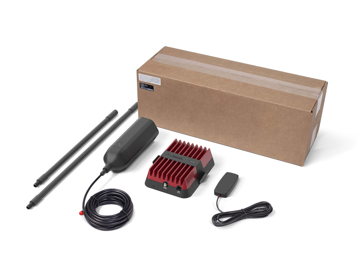 weBoost 471254 weBoost Drive Reach OTR Fleet, Cell Phone Signal Booster, 5G & 4G LTE, Boosts All U.S. Carriers, FCC Approved (Model 471254)